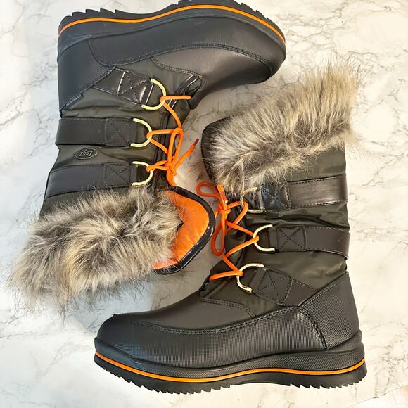 Lugz Tundra Lace Up Faux Fur Waterproof Women's Winter Boots - Size 7 - Picture 10 of 11